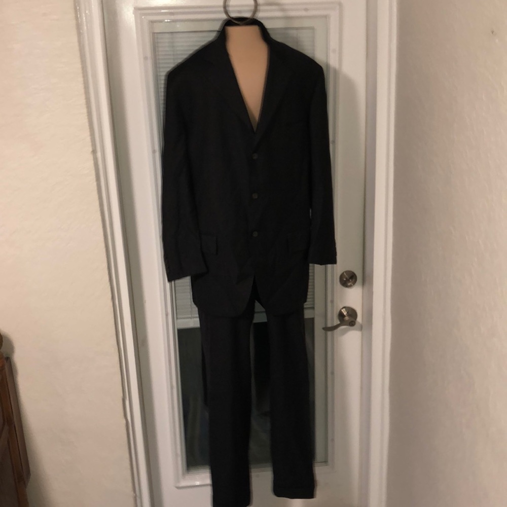 $3K polo Ralph Lauren made in Italy Gray suit 42 R